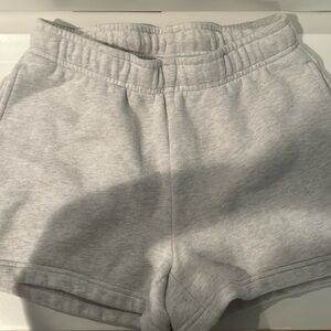 Gray Sweat fleece Comfy Shorts